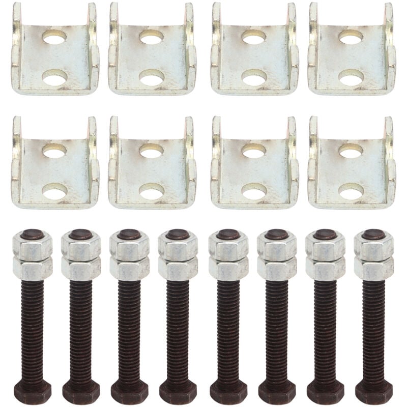 FOREHILL Kit de boulons d'espacement de ressort réglable pour compresseur de réglage de ressort hélicoïdal pour suspension avant arrière de véhicule