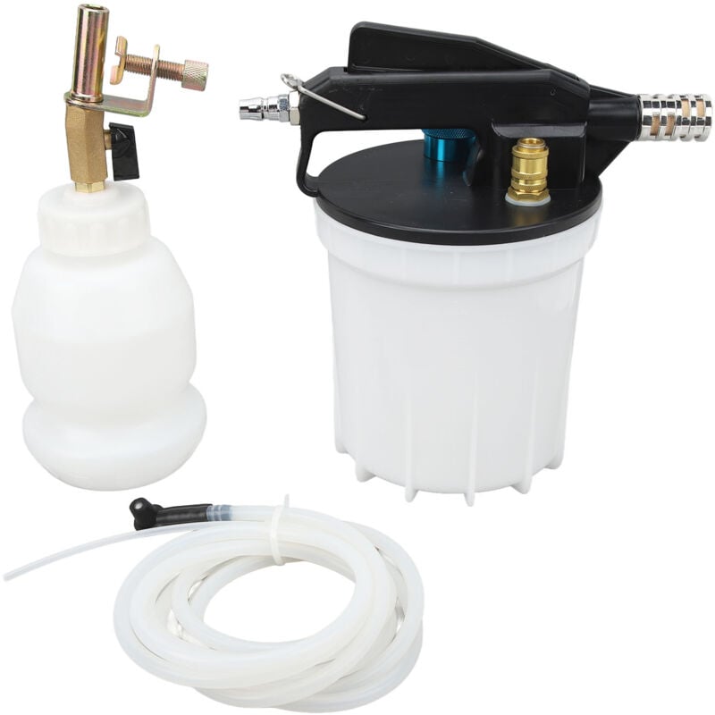 Forehill - Kit de purge de frein à air 16 pièces 2 l avec extracteur de frein à vide 2 l Bouteille de recharge 1 l 2,75 à 11,6 bars Universel pour