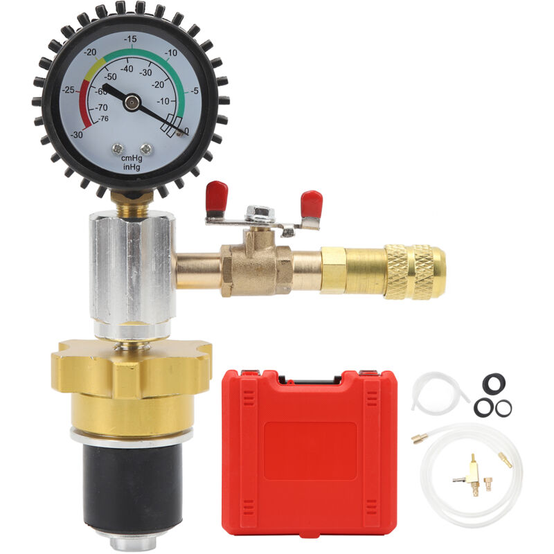 Forehill - Kit de remplissage de liquide de refroidissement sous vide pour système de refroidissement de radiateur de prévention de la pollution