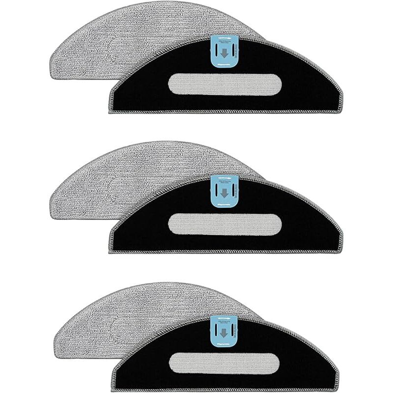 Lingettes pratiques pour robot balayeur, pièce de rechange pour robot de balayage, serpillères en microfibre - Forehill