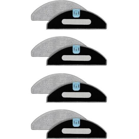 FOREHILL Lingettes pratiques pour robot balayeur, pièce de rechange pour robot de balayage, serpillères en microfibre