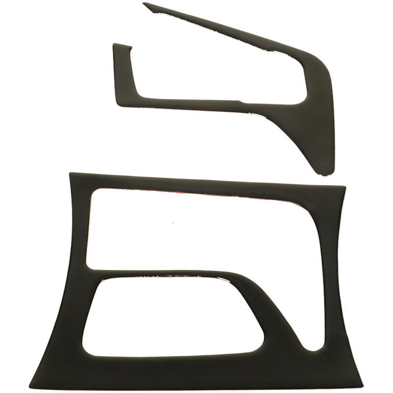 Lot de 2 couvercles de panneau de boîte de changement de vitesse, noir piano, antirouille, léger, remplacement pour Dodge Charger 2015-2022 - Forehill