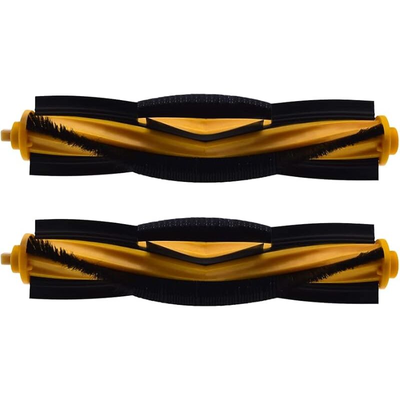 Lot de 2 rouleaux de brosse principaux de rechange compatibles avec Ecovacs Deebot ozmo 920, 950, T5, T8, T8 aivi, T9, N8, n - Forehill