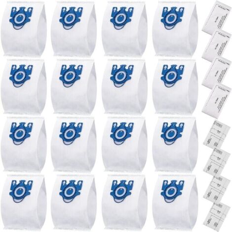 FOREHILL Lot de 24 aspirateur pour Miele Gn 3D Classic C1 Complete C2 C3, S227, S400i, S600, S800 Airclean 3d efficacité sacs à poussière remplacer Miele Gn aspirateur sac à poussière partie