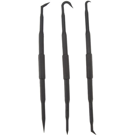 FOREHILL Lot de 3 crochets et crochets pour joint torique à double extrémité, flexibles, extracteurs de joints toriques universels pour voitures
