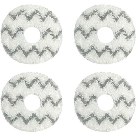 FOREHILL  Lot de 4 chiffons de rechange pour robot balayeur, chiffons de rechange, absorbants