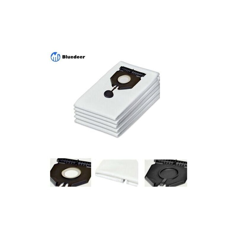 Lot de 5 sacs daspirateur pour Karcher 2.889-154.0 nt 30/1 30L Bluedeer - Forehill