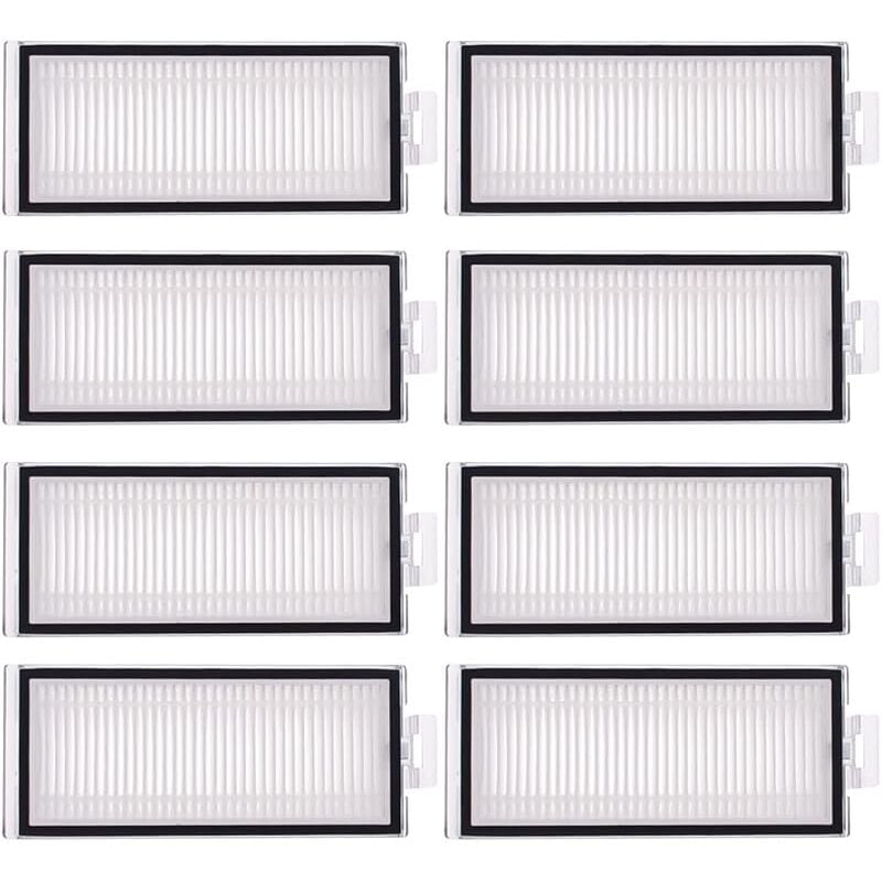Forehill - Lot de 8 filtres de rechange compatibles avec Roborock Q5 Pro, Q5 Pro+, Q7, Q7+, Q7 Max, Q7 Max+, Q8 Max, Q8 Max+, robot asp