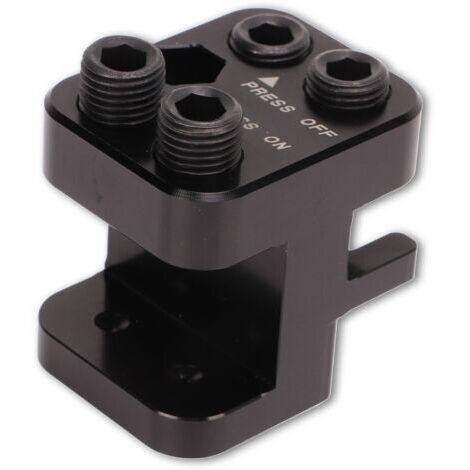 FOREHILL Outil de presse à maillons principaux pour moto et VTT, billette en aluminium anodisé noir pour chaîne 520 525 530
