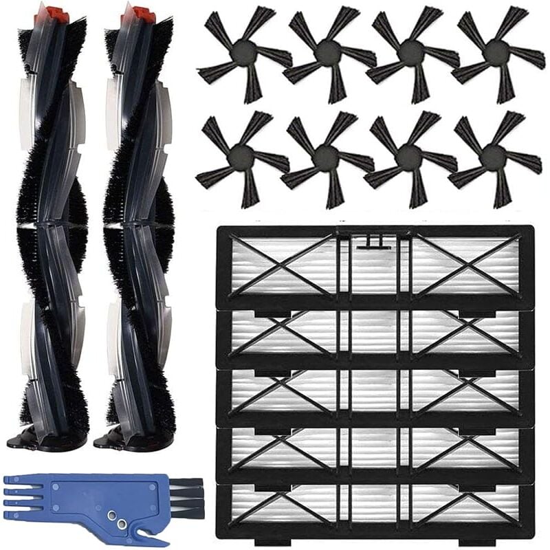 FOREHILL Pièces de rechange pour Neato Botvac D75 D80 D85 D3 D4 D5 D6 D7, accessoires pour robot aspirateur Neato série D et Neato Botvac,