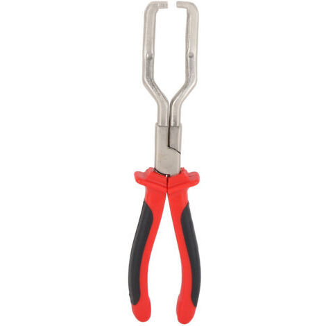 FOREHILL Pince à clip pour conduite de carburant 235 mm, poignée en caoutchouc en acier inoxydable, conception ergonomique, outil de serrage pour conduite d'essence