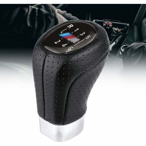 Forehill – Pommeau de levier de vitesse 6 vitesses pour BMW E34 E36 E38 E39 E46 E53 E60 E61 E63 E64 E83 E90 E91 E92 E93 – Finition résistante à l'usure – Installation simple