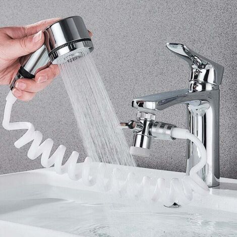 Pommeau De Douche Haute Pression + Cartouche x5 | Pommeau De Douche Anti Calcaire | Pommeau De Douche Filtrant Avec Bouton Pression - VENTEO Pommeau De Douche Haute Pression + Cartouche x5 | Pommeau De Douche Anti Calcaire | Pommeau De Douche Filtrant Avec Bouton Pression - VENTEO