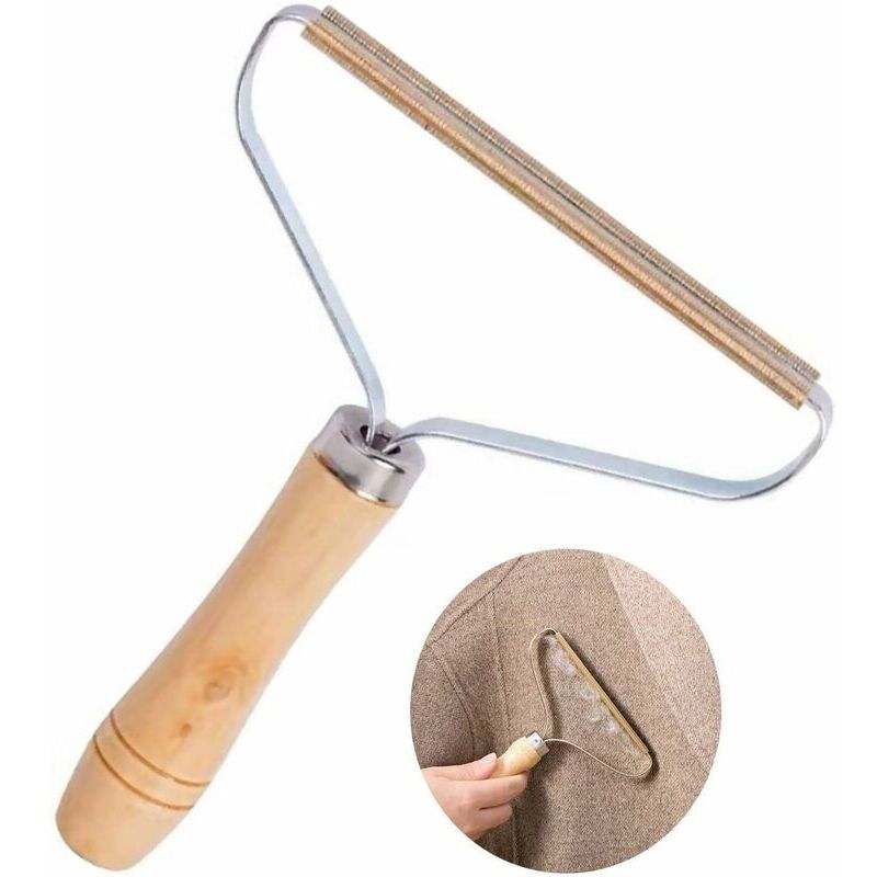 Forehill - Rasoirs Anti-Bouloches, Décapant de Peluches, Machine Manuelle de Rasoir de Vêtements avec Reusable, Reconstituant des Vêtements Coat,
