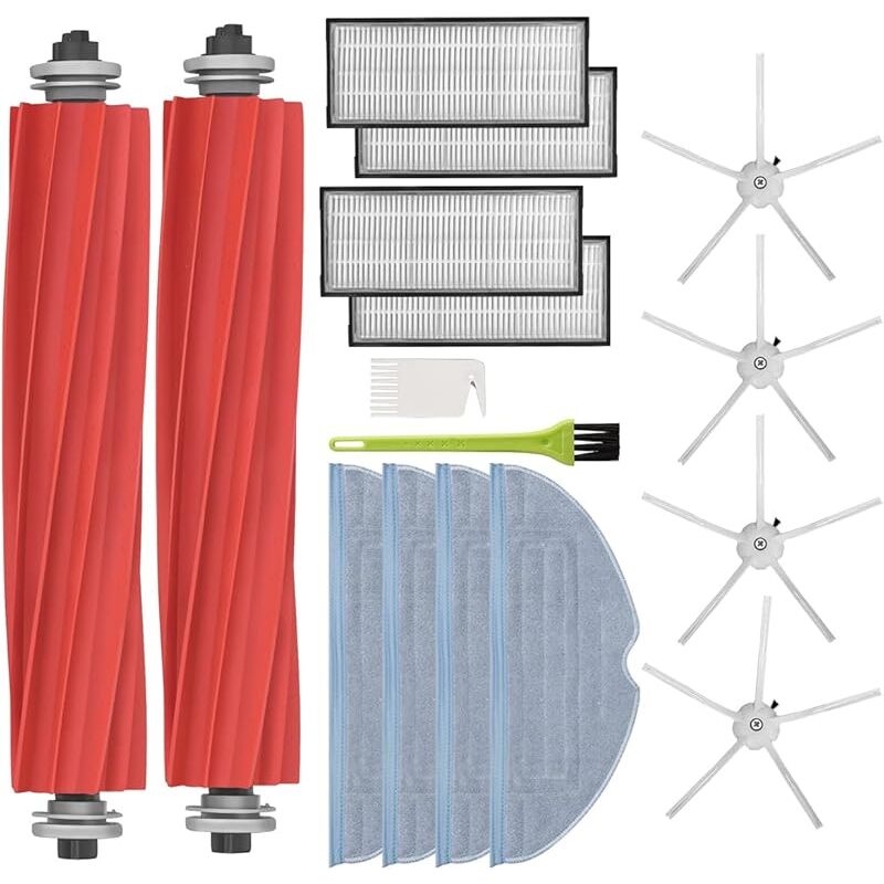 Serpillière pour Roborock S7 S7 Plus S7+ S7 Maxv Ultra T7S T7S Plus Robot Aspirateur, Pièces de rechange avec Brosse Principale, c - Forehill