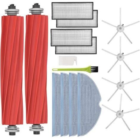 FOREHILL Serpillière pour Roborock S7 S7 Plus S7+ S7 Maxv Ultra T7S T7S Plus Robot Aspirateur, Pièces de rechange avec Brosse Principale, C