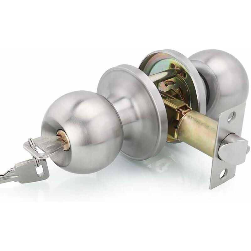 Serrure à bille en acier inoxydable Serrure à trois leviers Serrure de porte externe - Forehill