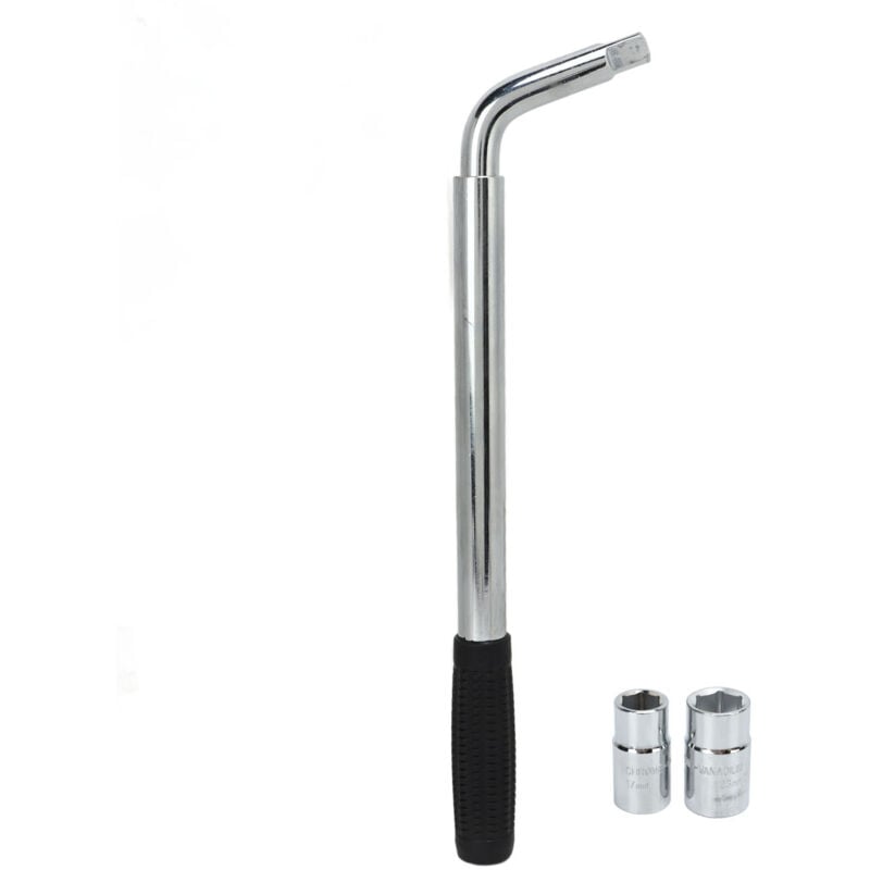 Image of FOREHILL Teleskop-Steckschlüssel mit 2 Stecknüssen 17 19 mm 21 23 mm Universal-Steckschlüssel CR-V