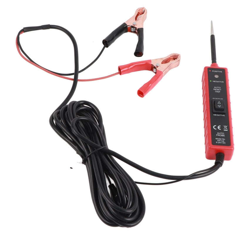 Forehill - Testeur de circuit automobile avec lumière led 6-24 v Sonde de test automobile multifonction pour bateaux et remorques