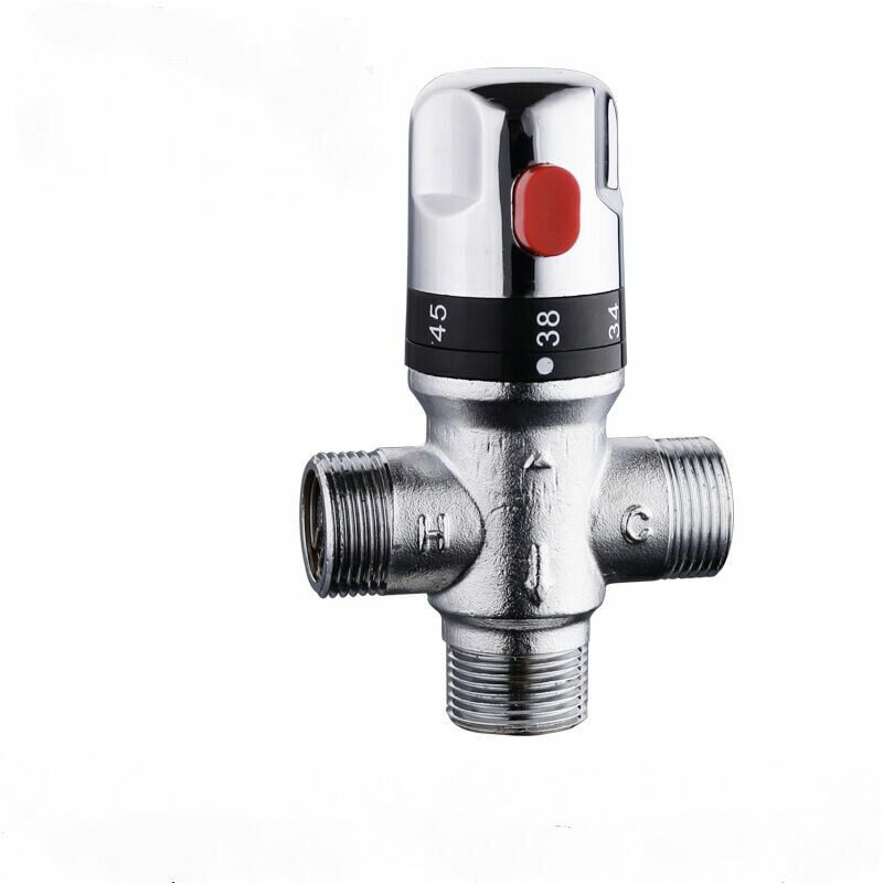 Vanne thermostatique pour chauffe-eau domestique, robinet à vanne thermostatique, robinet de douche à six points - Forehill