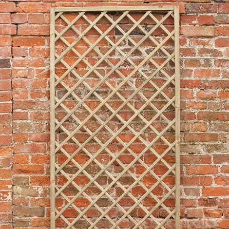 Forest 5 11 X 1 11 Hidcote Decorative Diamond Wooden Lattice