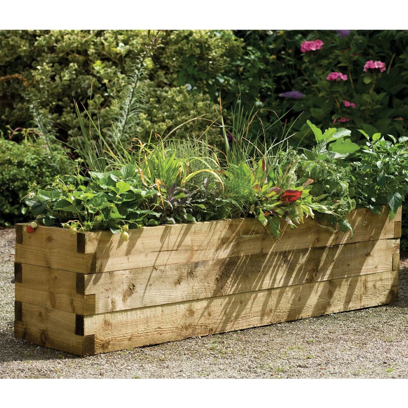 Forest Caledonian Rectangular Raised Bed 5'11x1'6 (1.8x0.45m)