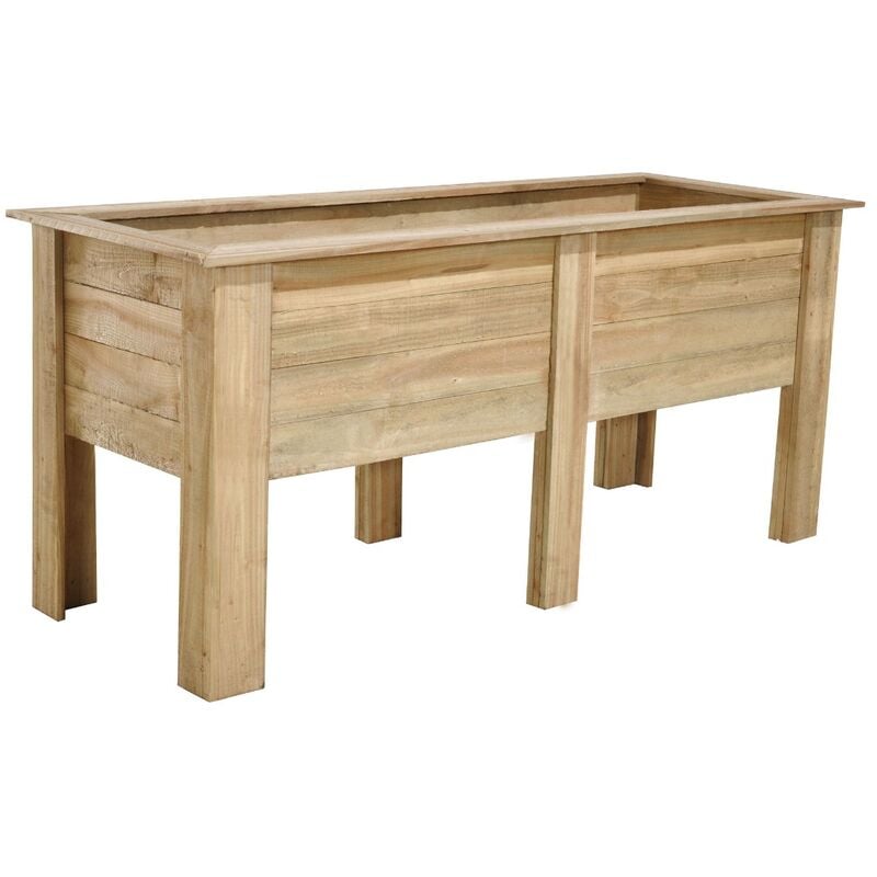 Forest Large Deep Root Wooden Garden Planter 6'x2' (1.8x0.6m)