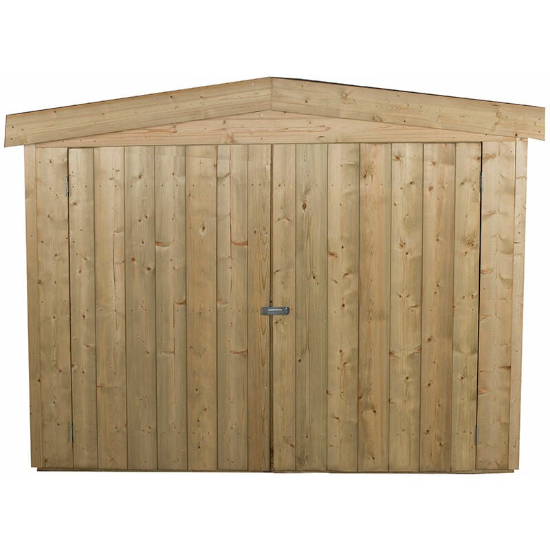 Forest Garden - Forest Large Double Door Apex Wooden Garden Storage - Bike/Mower Outdoor Store