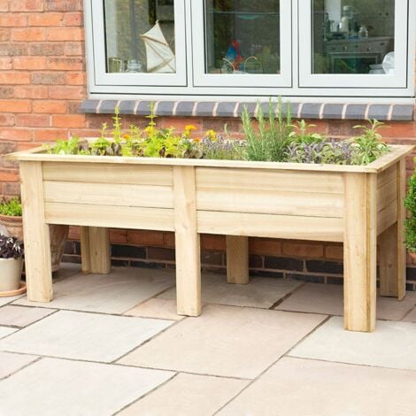 FOREST GARDEN Forest Large Kitchen Garden Planter 6' x 2' (1.8m x 0.7m)