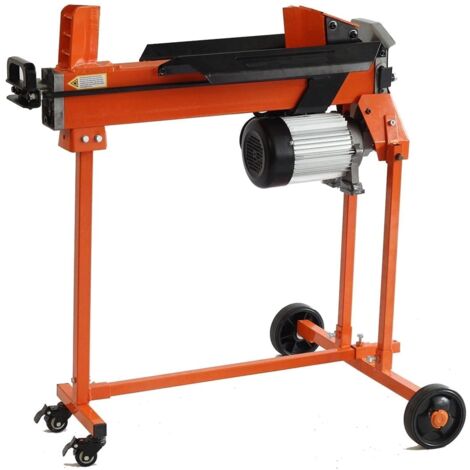 Forest Master – Fendeuse de bûches électrique 5 tonnes FM10TWTC – Lame DuoCut pour bois jusqu'à 400mm – Support à roulettes pour maniabilité