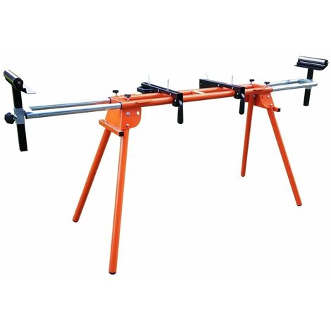 Forest Master Mitre Saw Stand Workbench with Roller Supports