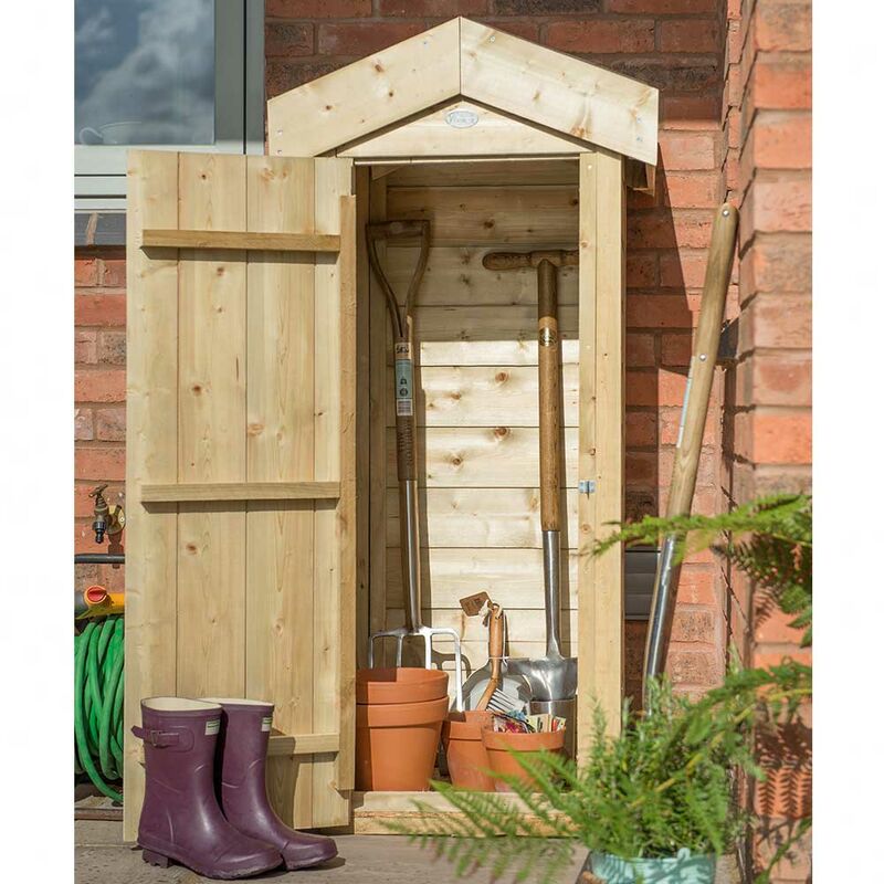 Timber Small Shiplap Pressure Treated Garden Store & Shed - Forest