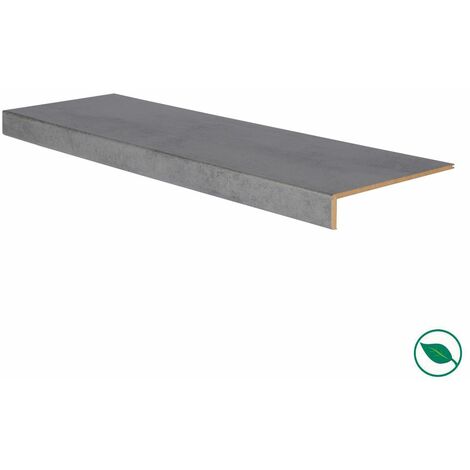 Forestea – Marche rénovation escalier stratifié 1000 x 300 x 56 mm – Aspect bois chaleureux – Compatible escaliers droits et quart tournant