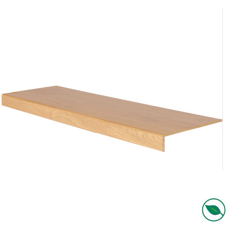 Forestea – Marche rénovation escalier stratifié 1000 x 300 x 56 mm – PEFC 70% – Découpable et facile à poser – Pour escaliers intérieurs