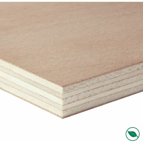 Forestea – Panneau contreplaqué okoumé twin CTB 2500 x 1220 x 30 mm – PEFC 100% – Résistance accrue pour constructions durables
