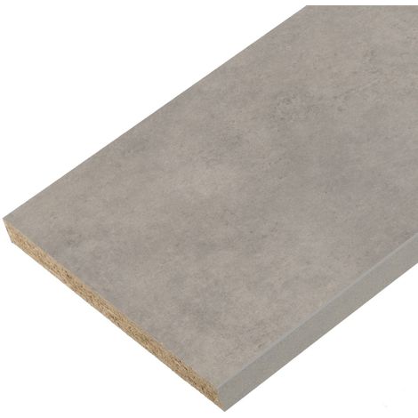 Forestea – Plan de travail stratifié béton 2770 x 640 x 28 mm – Label PEFC 75% – Installation simplifiée pour cuisines modernes