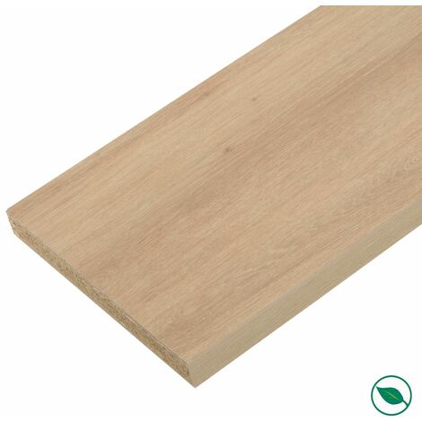 Forestea – Plan de travail stratifié chêne clair 1850 x 610 x 28 mm – PEFC 75 % – Épaisseur 28 mm pour solidité – Finition moderne et design