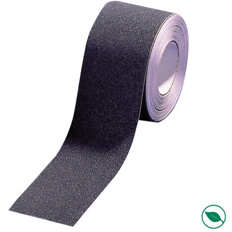 Forestea – Rouleau adhésif anti-dérapant noir 5 m x 5 cm – Adhérence optimale sur surfaces variées – Facile à poser pour intérieur et extérieur