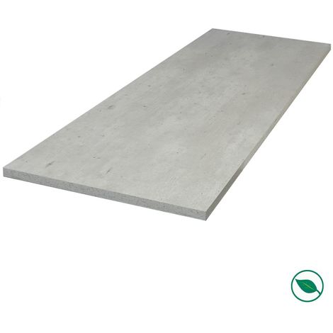 Forestea – Tablette mélaminée 2500 x 400 x 18 mm – PEFC 70% – Chants non revêtus – Idéale pour aménagement intérieur durable