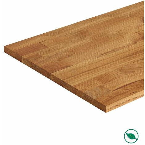 Forestea – Tablette en chêne massif huilé collé 2000 x 500 x 18 mm – Label FSC 100% – Pour meubles et étagères – Aspect authentique et chaleureux