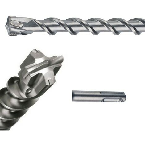 FORET 2 COUPES POUR MUR SDS MAX/PLUS 600 / 800 / 1000 MM POUR MARTEAU PERFORATEUR