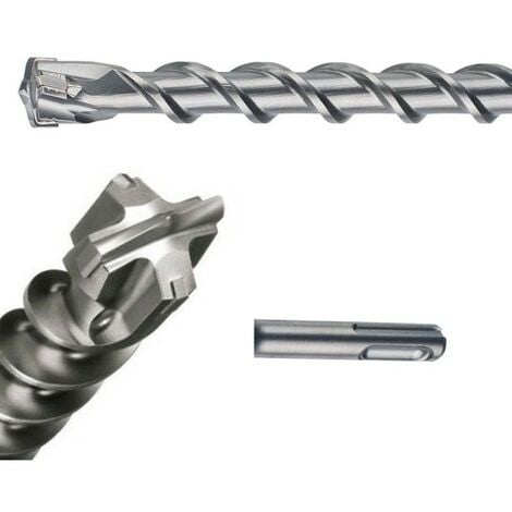 FORET 2 COUPES POUR MUR SDS MAX/PLUS 600 / 800 / 1000 MM POUR MARTEAU PERFORATEUR
