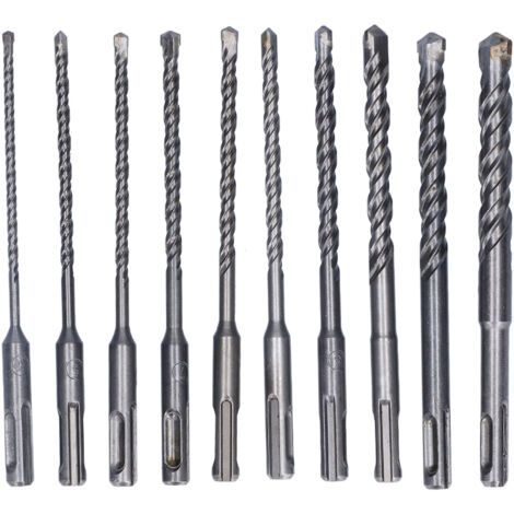 Foret à béton carbone longue 160mm, diamètre 4-14mm, pour marteau perforateur et perceuse à percussion