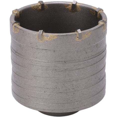 Foret à Béton en Carbure, Scie Cloche, Foret à Noyau, Forage, Perceuse électrique, Outil de Coupe, Carbure cémenté, 70 Mm, utilisé pour le Béton, la Construction de Briques, les Murs, le Forage de