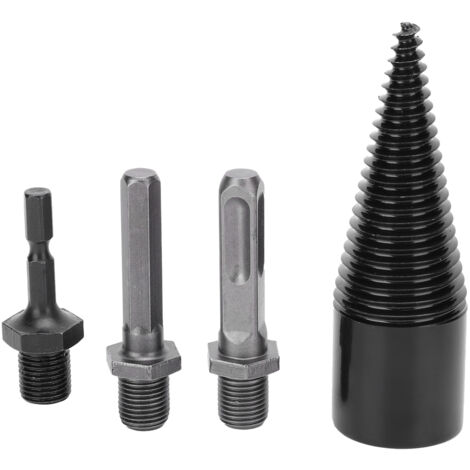 Foret à Fendre le Bois - Outil de Menuiserie avec Douille Hexagonale Carrée 32MM Grande et Petite