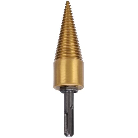 Foret à fendre le bois, pointe conique en acier rapide, tige ronde 32mm pour accessoires de perçage