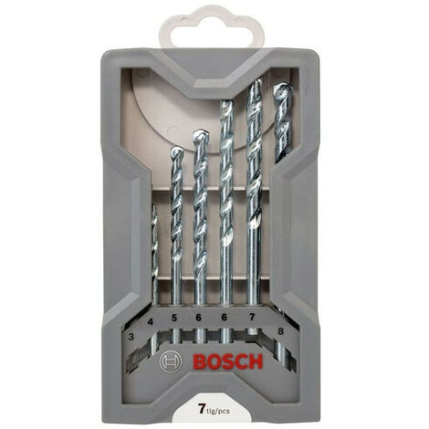 Foret à matériaux CYL-1, lot de 7 pièces - Bosch 2607017079