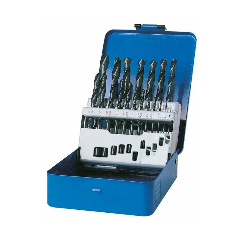 6,5 mm Titane-conique métal perceuse en acier HSS Forets Ensemble 13 pièces 1,5 mm