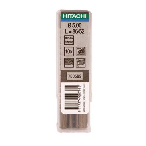 Foret à métaux HSS-Co DIN 338 Ø 3,0 mm x10 HIKOKI 780575
