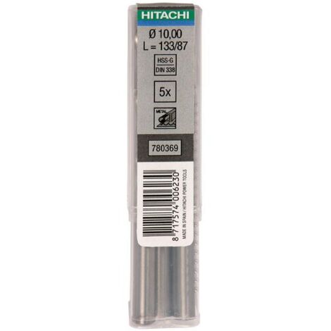 Foret à métaux HSS-G DIN 338 Ø12,75 mm x 5 HIKOKI 780402